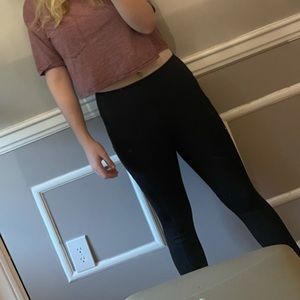 Forever 21 stripped T-shirt crop top